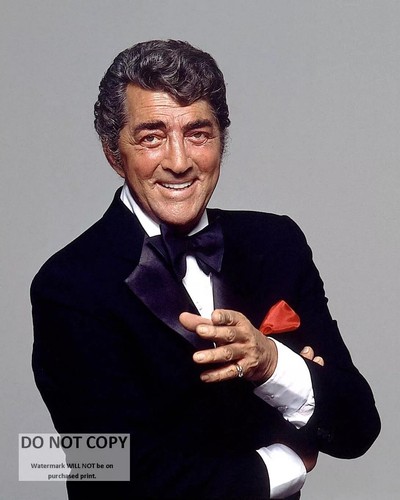 Dean Martin Legendary Rat Pack Entertainer Publicity 8x10 photo