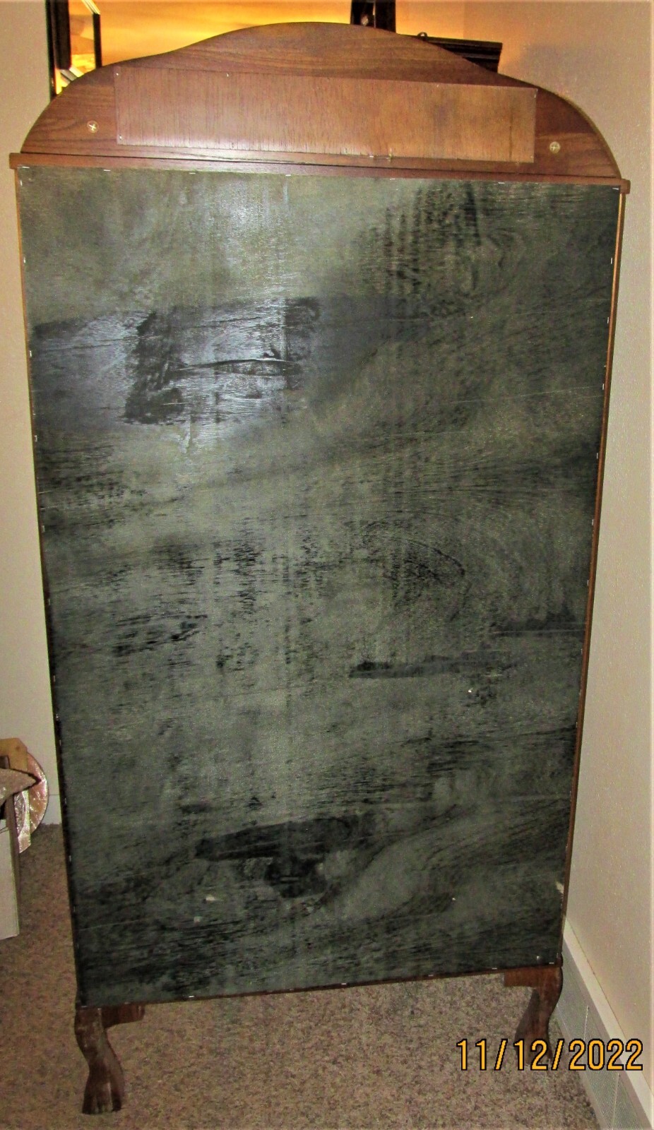 Curved Glass Curio with Glass Shelves eBay