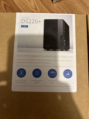 NEW! Synology DiskStation DS220+ 2 Bay NAS Diskless | eBay