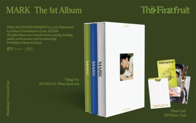 NCT MARK THE FIRSTFRUIT 1st Album PHOTOBOOK Ver/CD+Book+3 Photo+B