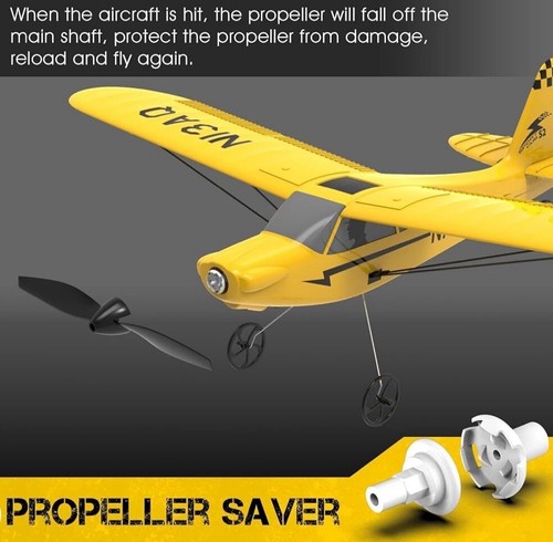 Aereo RC 3CH RC Trainer Aereo Sport Cub S2 con Elica Saver&Xpilot Stabile - Foto 12 di 16