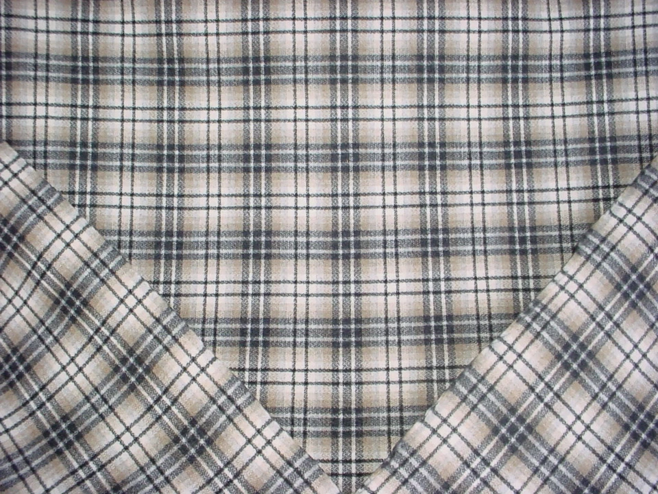 Tela de tapicería para cortinas de lana marrón negro Achray Osborne & Little F6254 3-1/8Y Foto 3 de 4