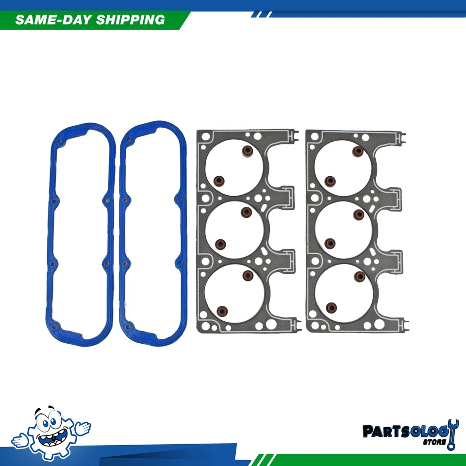 Conjunto de cabeça de cilindro de grafite DNJ HGS1114 para 1991 Dodge D250 B250 3.9L OHV - Imagem 2 de 3