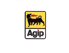Vintage Sticker Agip Oils Motorcycle MotoGP F...