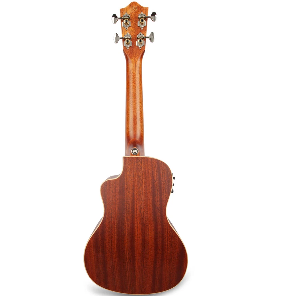 Ukelele de concierto Lanikai CDST-CEC tapa sólida recortada A/E con bolsa de concierto acolchada Foto 2 de 4