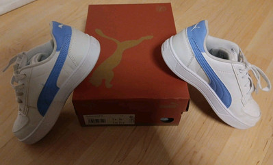 Puma Snekers, Weiß, Größe 35, Im Guter Zustand mit Orginal Schuhkarton 