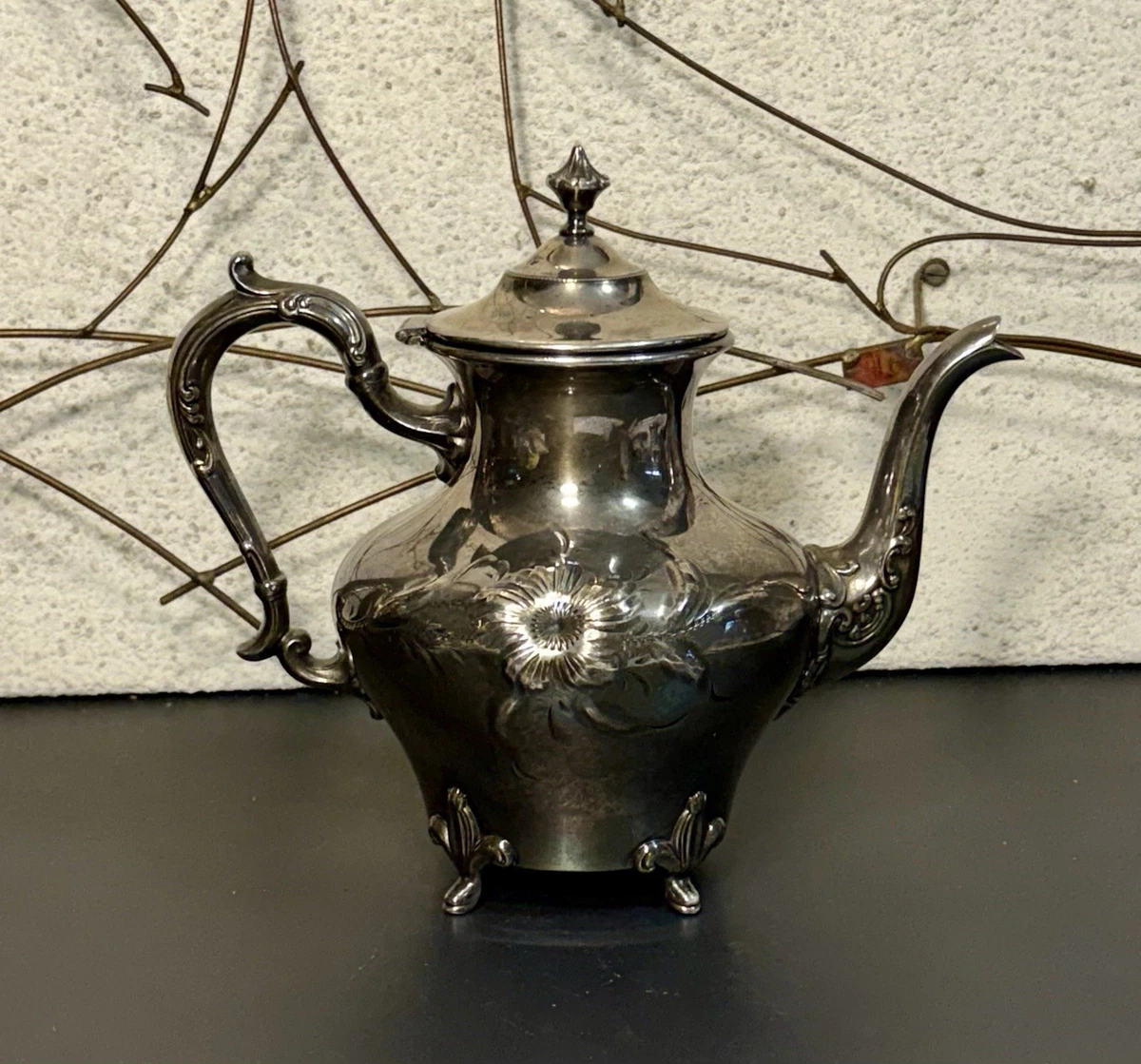 Victor Silver Company In Antique Us Silver-Plated Teapots, Coffee