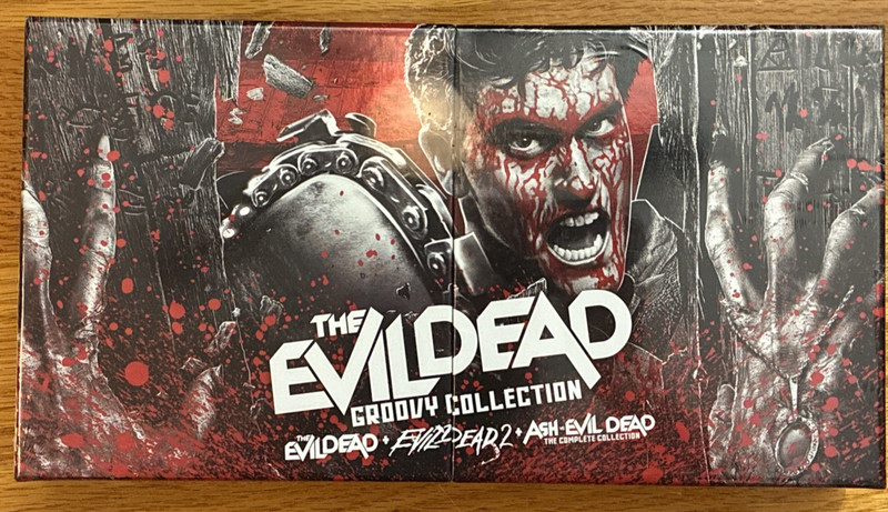 The Evil Dead Groovy Collection - 4k Ultra HD/BluRay/DVD  NEW/Sealed!