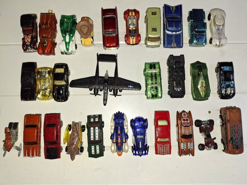 Hot Wheels Matchbox lotto di 29 auto pressofuse camion furgone autobus 4 ruote aereo seconda guerra mondiale - Foto 7 di 18