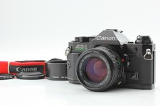 MINT Canon AE-1 Program Black SLR Camera NEW FD NED 50mm F1.4 From JAPAN