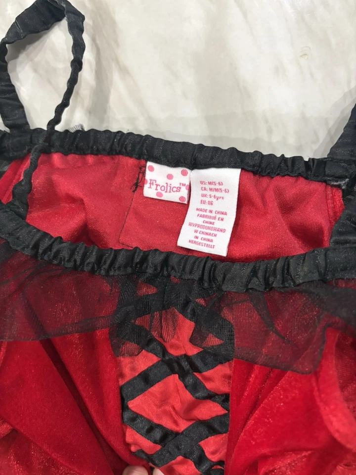 Vestido Disfraz Ladybug Niñas Frolics M 5-6 Foto 3 de 4