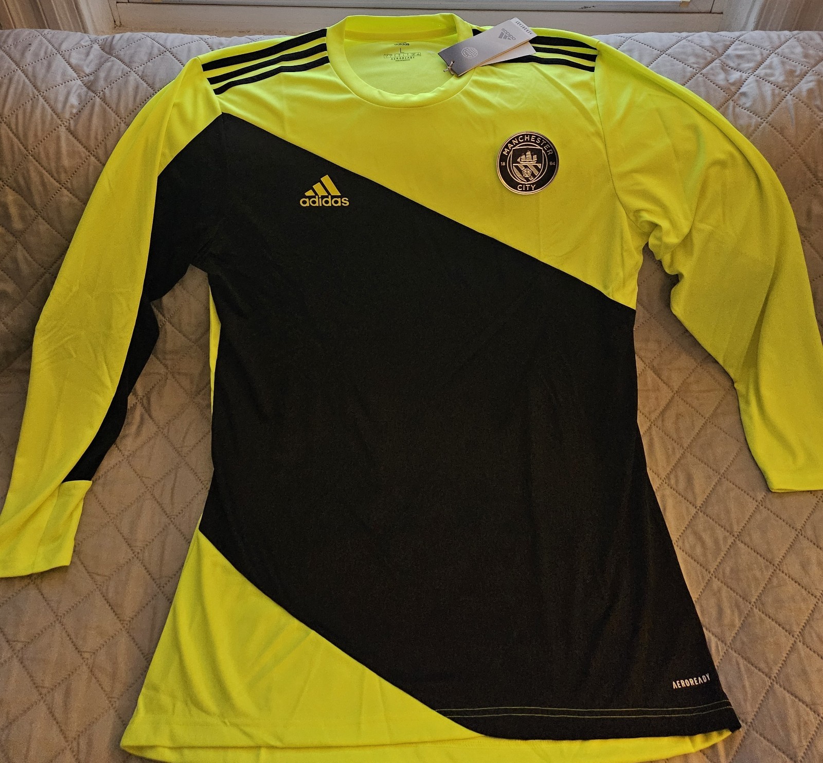 Manchester City / Jersey Goalkeeper Gk Adidas Size L
