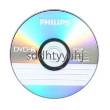 10 PHILIPS Blank DVD-R DVDR Logo Branded 16X 4.7GB Media Disc in Paper Sleeves