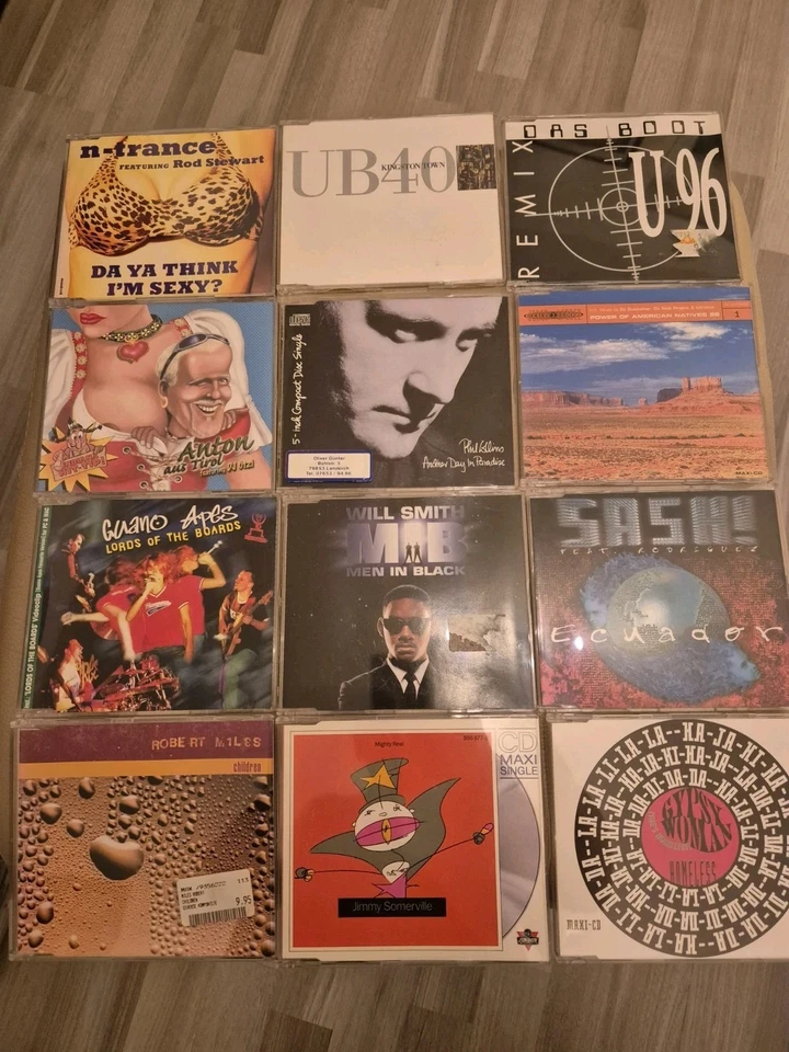 Maxi CD Sammlung, 54 Maxi Singles aus dem Bereich Rock, Pop, Techno - Bild 4 von 4
