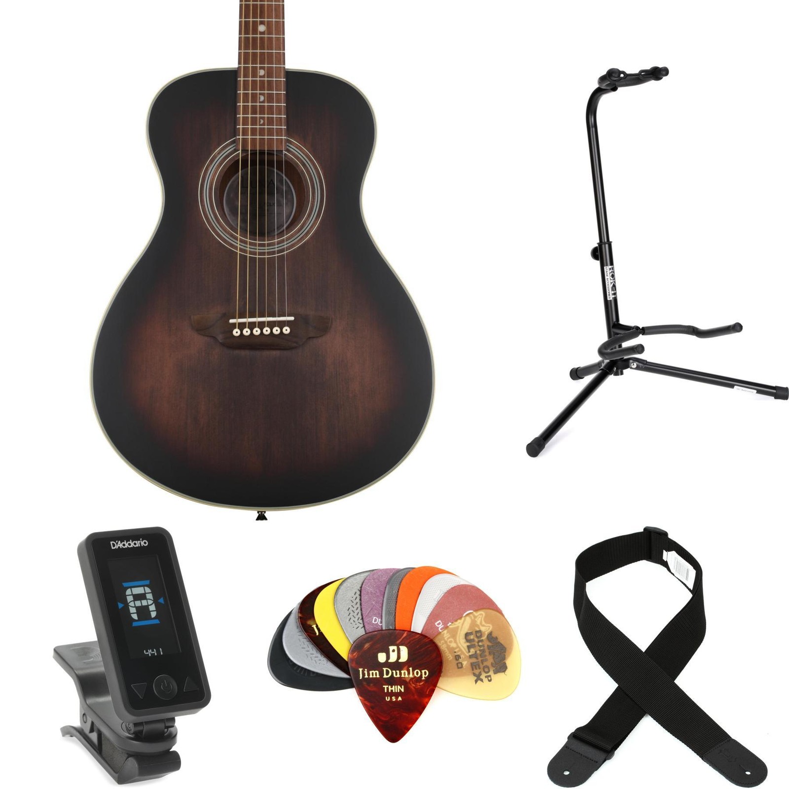 Луна Искусство Винтаж Фолк Акустической Гитары Набор Первой Необходимости - Проблемных Винтажные 66390₽