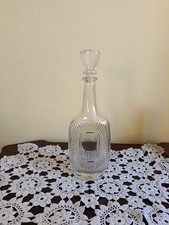 Bottiglia in cristallo molato con tappo Da 750 cl.