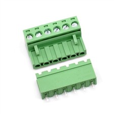 10 Set 6-Pin 5.08mm Pitch Male Female PCB Screw Terminal Block
