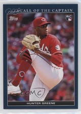 2022 Topps Derek Jeter Call of the Captain Navy Blue /175 Hunter Greene #19 0c6