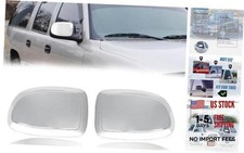 Chrome Mirror Cover Caps Fit 1999-2007 Chevy Silverado Tahoe Suburban Tahoe Chrome Mirror Cover Caps Fit 1999-2007 Chevy Silverado Tahoe Suburban Tahoe