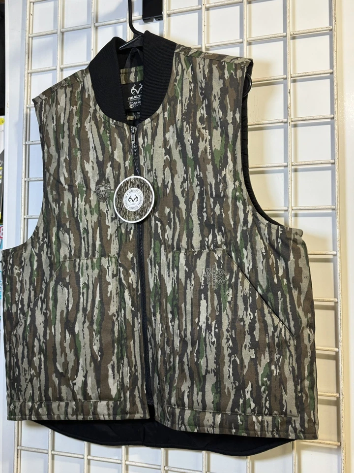 Realtree Mens Camo Hunting Vest Staghorn Mens XL - Image 2 of 4