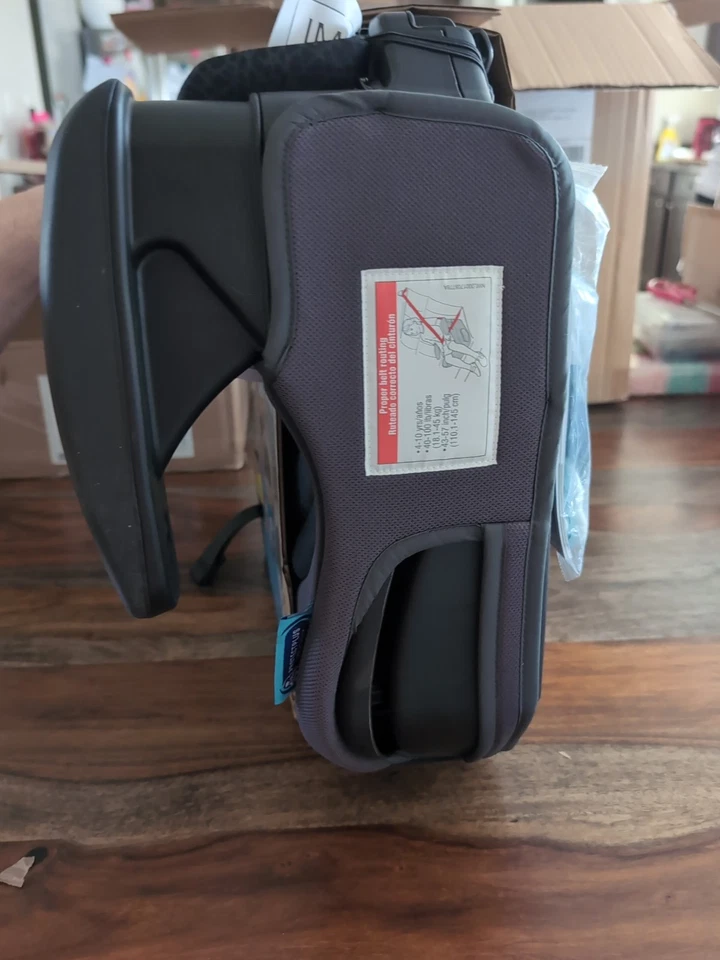 Compartimento de almacenamiento de asiento de auto elevador sin respaldo Graco TurboBooster LX Kamryn Foto 2 de 4