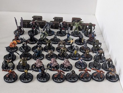 Lot Of 40+ Mage Knight Figures Including Unique Figures Gate Lord Maboc Bessa