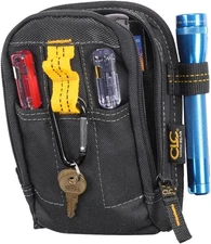 CLC Custom Leathercraft 1504 Multi-Purpose Carry-All Tool Pouch, 9-Pocket,Black,