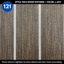 Woven Vinyl Flooring  Teka Wood Text-Rich Mahogany-L-6011  8'6" X 10'-30'