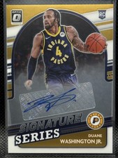 2021-22 Donruss Optic #SS-DWJ Duane Washington Jr. Signature Series