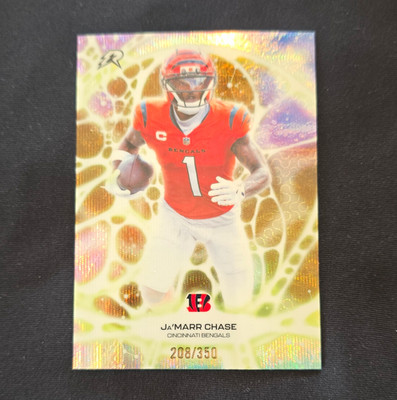 Panini Ja'Marr Chase Cincinnati Bengals NFL Parallel Serial Numbered #208/350