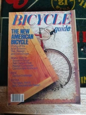Vintage August 1986 Bicycle Guide Magazine