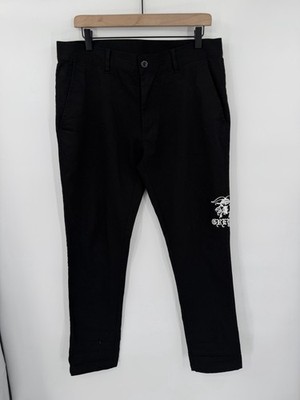 G59 Suicideboys Men s Chino Pants Black Grey59 Logo Embroidered Black Size 34x31