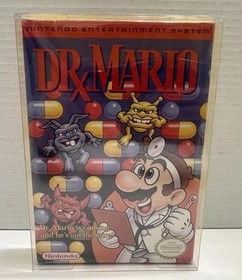 Dr Mario (Nintendo NES) Complete in Box CIB Very Good Shape W/ Case - TESTED