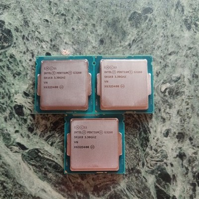 3x Intel Pentium G3260 2 x 3,30GHz Sockel LGA 1150 Prozessor CPU 2C/2T