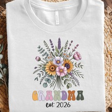 Grandma est. 2026 Shirt - Funny Gift for Grandma, Grandma Life, Loving