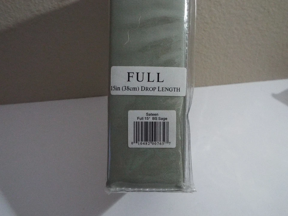 Falda de cama completa de lujo definitiva para ropa de cama fina colección de hoteles salvia Foto 2 de 3