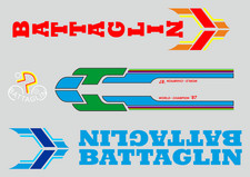 Battaglin Decals Stickers Bicicletta Vinile Autocollant Sticker Adesivi #1