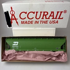 Accurail 8146 HO Scale 3-Bay ACF Covered Hopper BN #453094 New Kit