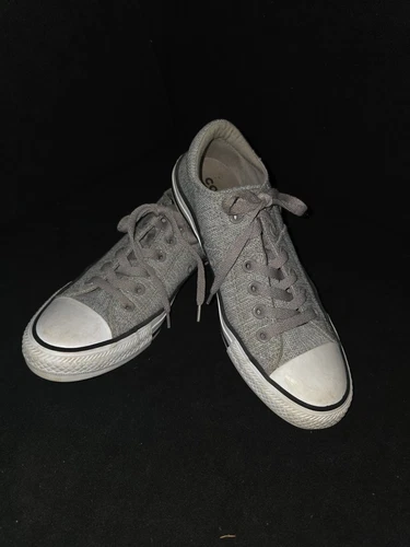 CONVERSE All Star grigio beige Chuck Taylor donna US 7 UK 5 EUR 37 5 delicatamente indossate