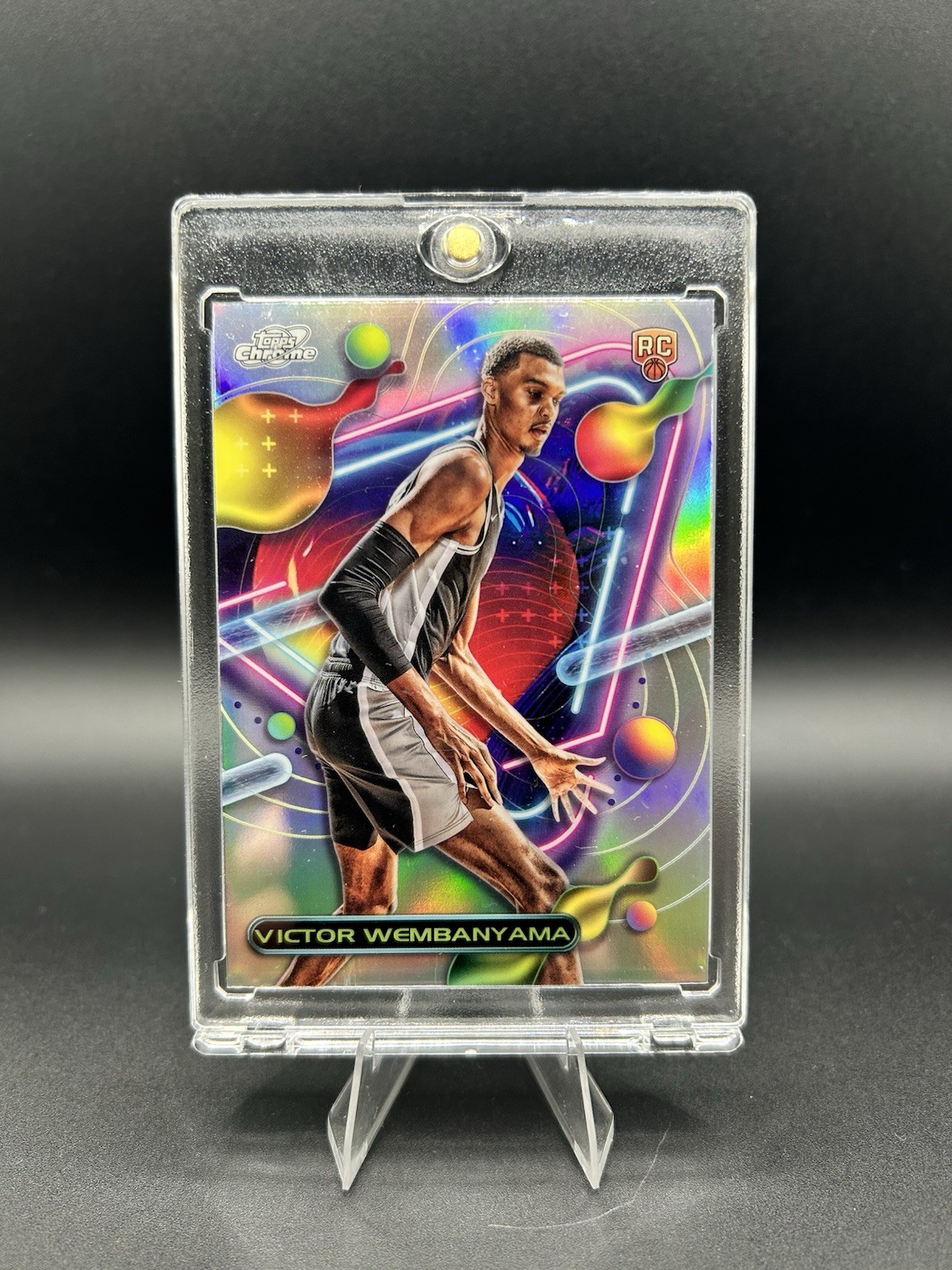 2023-24 Topps Cosmic Chrome Victor Wembanyama RC Refractor Rookie #151 Spurs