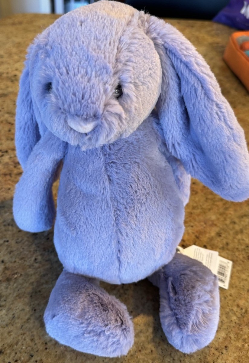Jellycat London Original Bashful Viola Bunny BAS3VB With Tags US