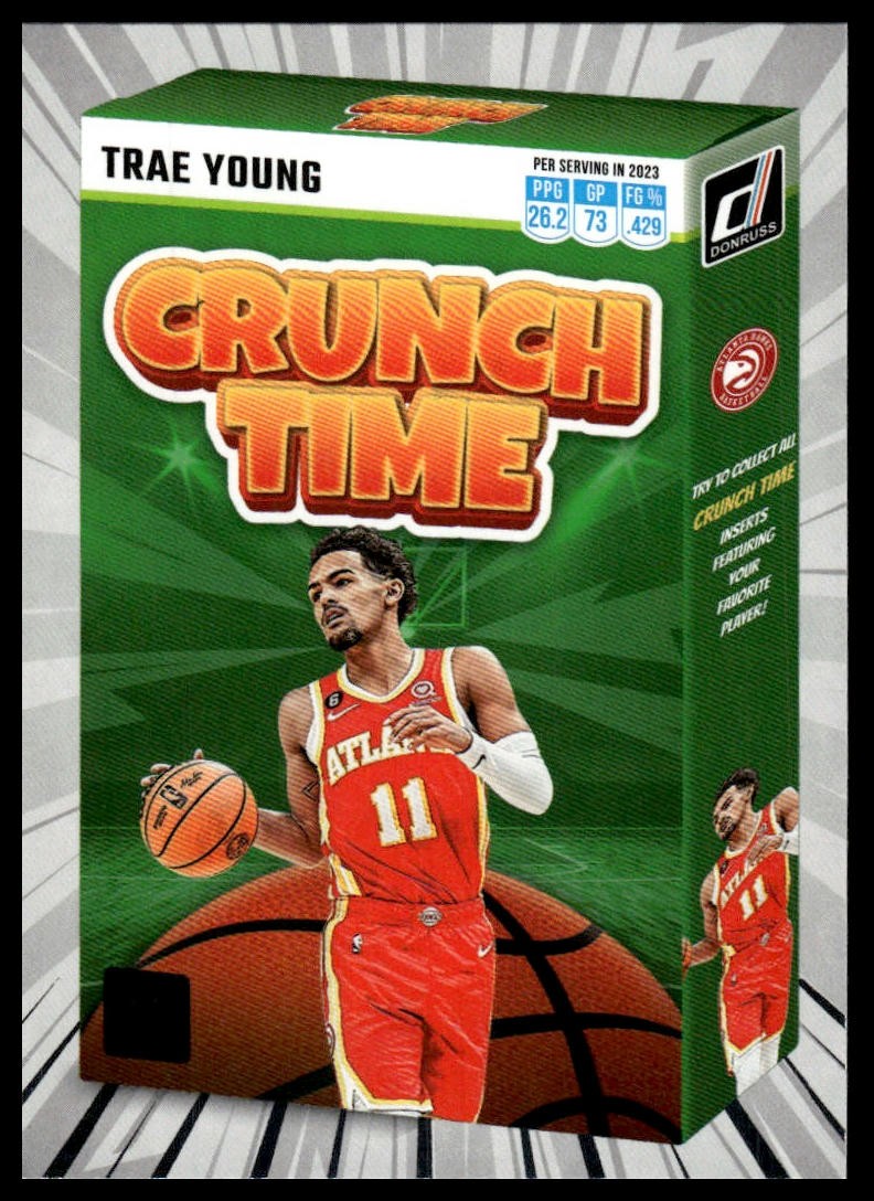 2023-24 Donruss #14 Trae Young Crunch Time