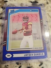 2024 Donruss Jayden Daniels Blue Press Proof Rookie Commanders Non Auto Rc 