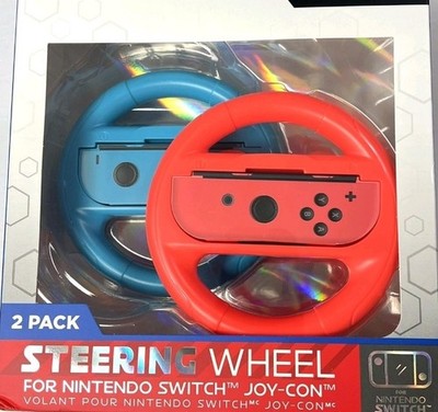 PRESS PLAY - 2 PACK STEERING WHEEL NINTENDO SWITCH CONTROLLER COVER - BRAND NEW