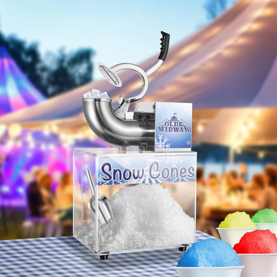 Commercial Snow Cone Machine, Countertop Ice Shaver Slush Maker - Image 4 of 4