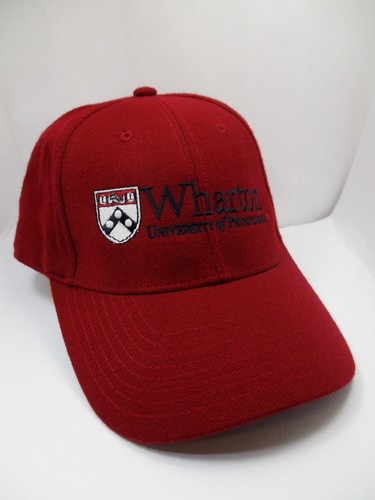 Wharton University of Pennsylvania LEGACY Brand Cap / Hat Adjustable Wool Blend