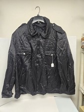 Black Tactical Jacket XL Security Police Style Utility Coat 28 P2P Lined Duty