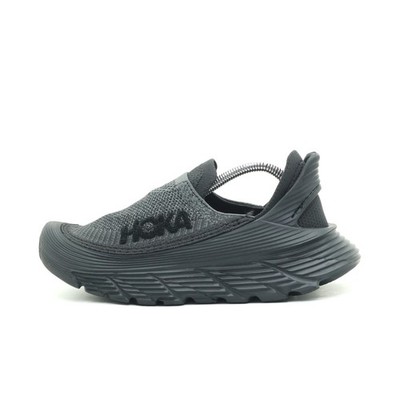 Hoka One Damen U Restore TC Sneaker Schwarz Mesh Low-Top Slipper EU 38 1/3