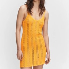 Mango | MNG Knit Dress with Openwork Detail | Size US 6