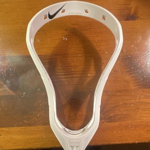 Nike Alpha Unstrung Lacrosse Head White - Defense 